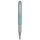 Golyóstoll metál világoskék test, Zebra Stylus Telescopic, írásszín kék