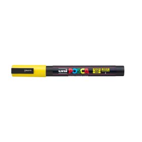 Dekormarker 0,9-1,3mm, Uni Posca PC-3M sárga