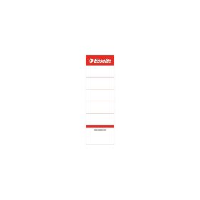   Cserecímke iratrendezőhöz, kétoldalas 50x158mm, Esselte fehér 10 db/csom