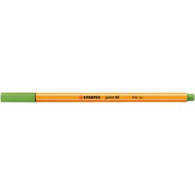 Rostirón, tűfilc 0,4mm, STABILO Point 88 almazöld