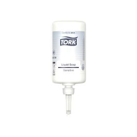   Folyékony szappan kézkímélő 1 liter érzékeny bőrre fehér S1 Tork_420701