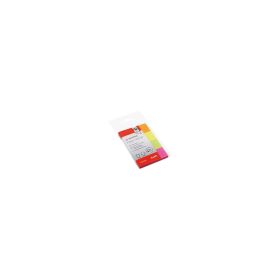   Jelölőcímke 20x50mm 4x40lap papír A-series brilliant sárga, pink, zöld, narancssárga