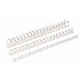   Spirál műanyag, 14mm, 81-100lap, 100 db/doboz, Fellowes® fehér