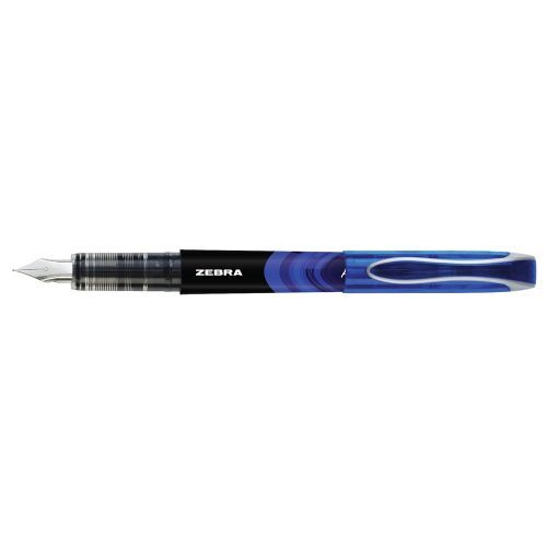 Töltőtoll 0,6 mm, Zebra Fountain pen, kék