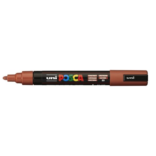 Dekormarker 1,8-2,5mm, Uni Posca PC-5M gesztenyebarna