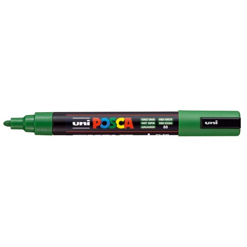 Dekormarker 1,8-2,5mm, Uni Posca PC-5M erdő zöld