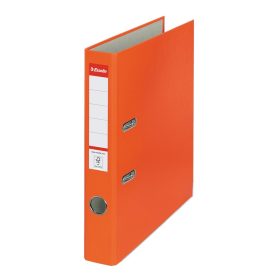   Iratrendező A4, 5cm, élvédő sínnel, 81171 Esselte Economy narancs