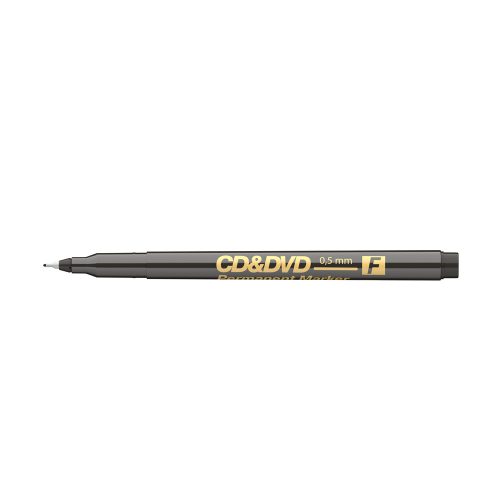 Alkoholos marker 0,5mm, CD/DVD F Ico, fekete
