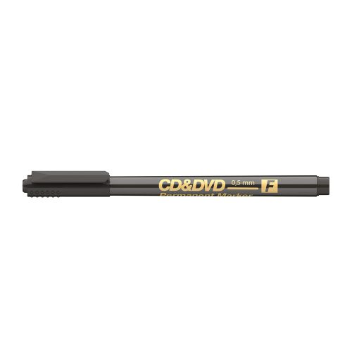 Alkoholos marker 0,5mm, CD/DVD F Ico, fekete