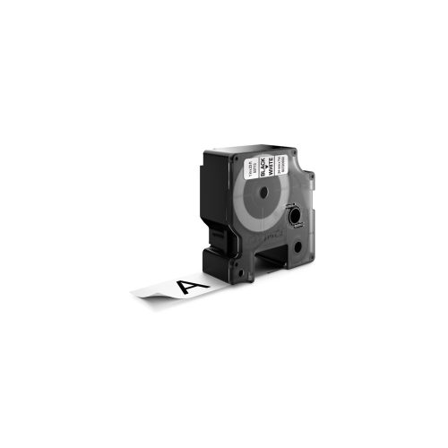 Feliratozógép szalag Dymo D1 S0720930/53713 24mmx7m, ORIGINAL, fekete/fehér