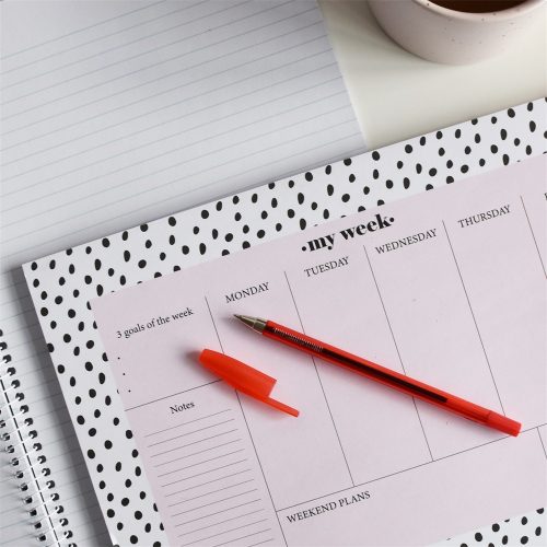 Golyóstoll 0,5mm eldobható kupakos kerek test bordázott fogórész Bluering® , írásszín piros