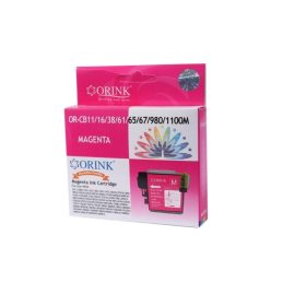 Brother CB11/LC980/LC985/LC1100XL tintapatron magenta ORINK