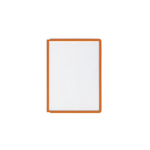 Bemutatótábla panel, A4, 5 db/csomag, Durable Sherpa narancs