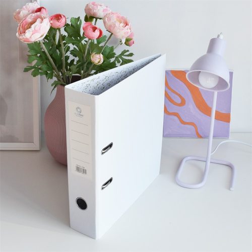 Iratrendező A4, 7,5cm,lapraszerelt, Bluering® Smart fehér