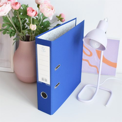 Iratrendező A4, 7,5cm,lapraszerelt, Bluering® Smart kék