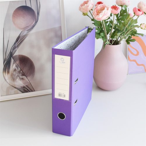 Iratrendező A4, 7,5cm,lapraszerelt, Bluering® Smart lila